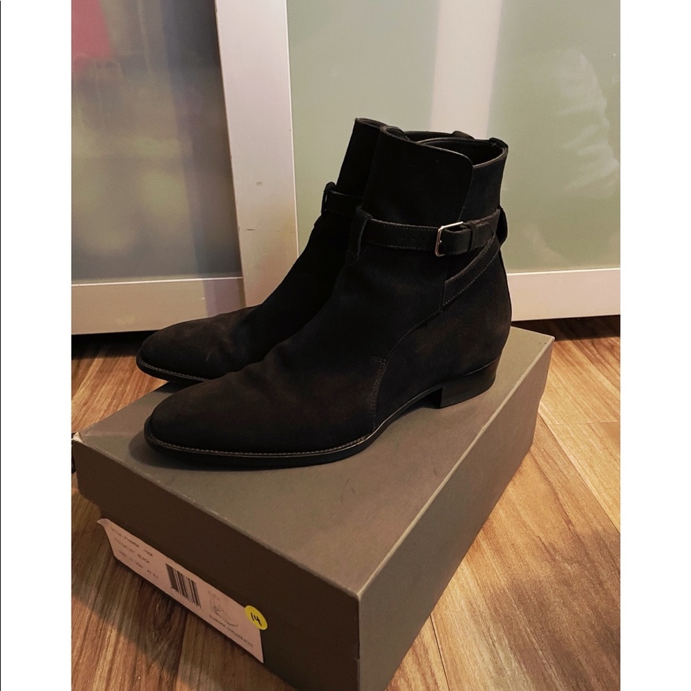 Saint Laurent WYATT JODHPUR BOOTS IN SUEDE Size 41